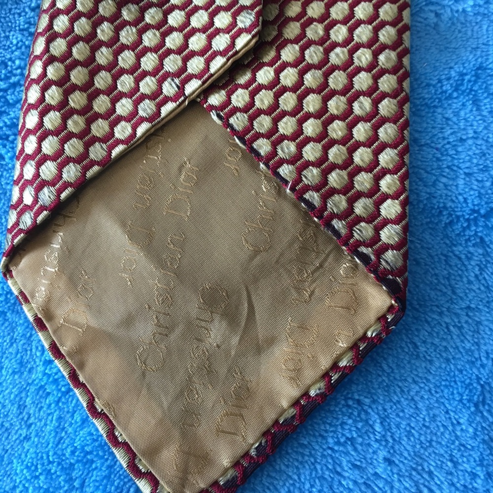 Christian Dior Silk Men Tie Authentic - Picture 3 of 3